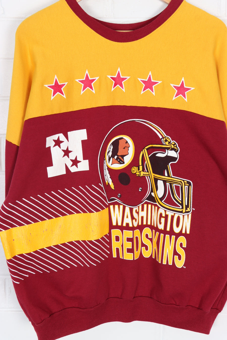 Washington Redskins NFL Football 50/50 Sweatshirt (XL)