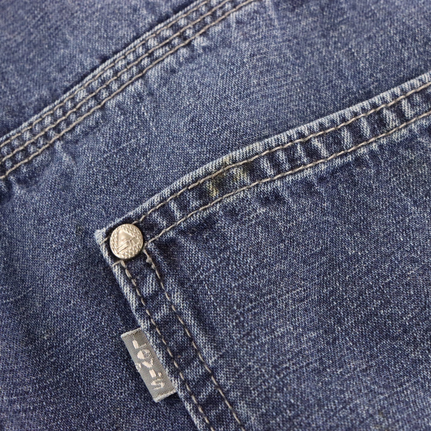 Vintage LEVI'S SILVERTAB Carpenter Back Strap Detail Blue Denim Jeans (33 x 34) ***COCO Vintage Sole Melbourne