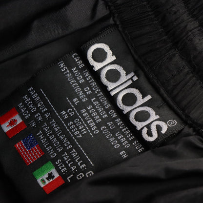 Vintage ADIDAS Embroidered Black & White Stripe Track Pants (S) * Aubs Vintage Sole Melbourne