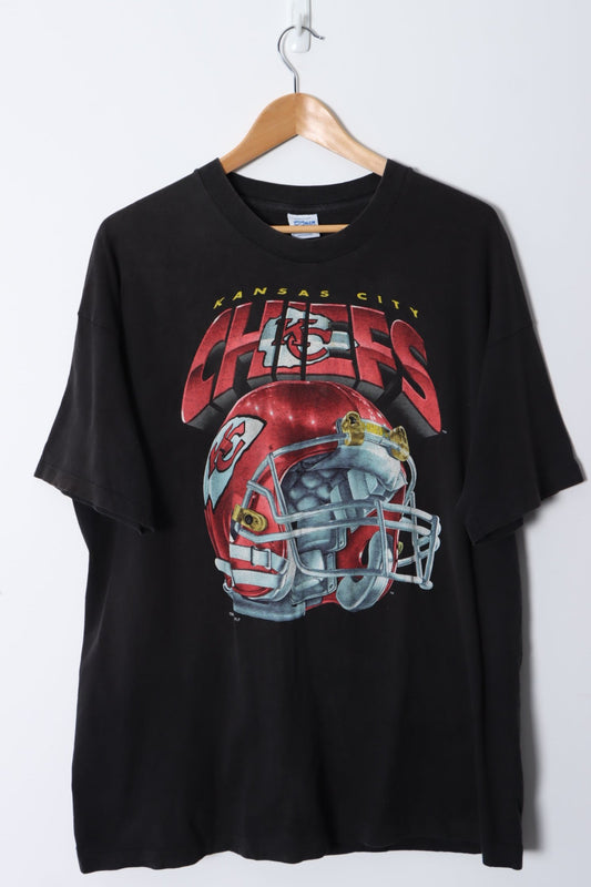 1994 Kansas City Chiefs NFL Large Helmet Design SALEM Tee (XL)