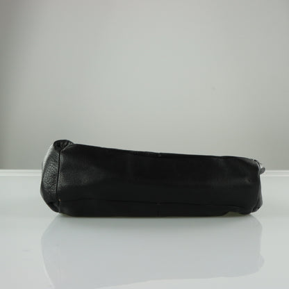 COACH Madison Phoebe Black Pebble Leather Shoulder Bag 26224