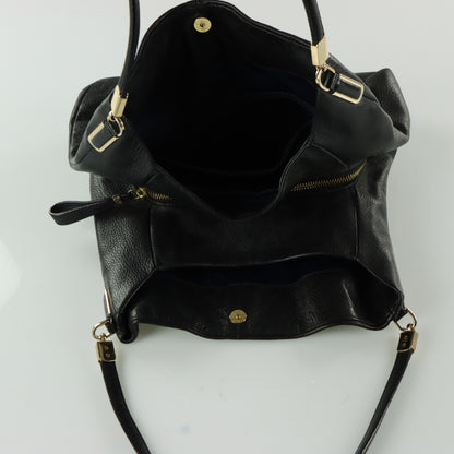 COACH Madison Phoebe Black Pebble Leather Shoulder Bag 26224