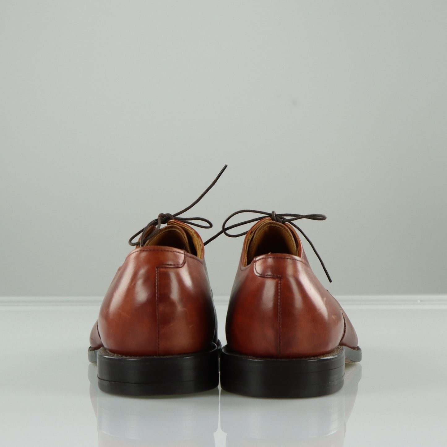 ALLEN EDMONDS Byron Cap Toe Oxford Brown Leather Dress Shoes (11)