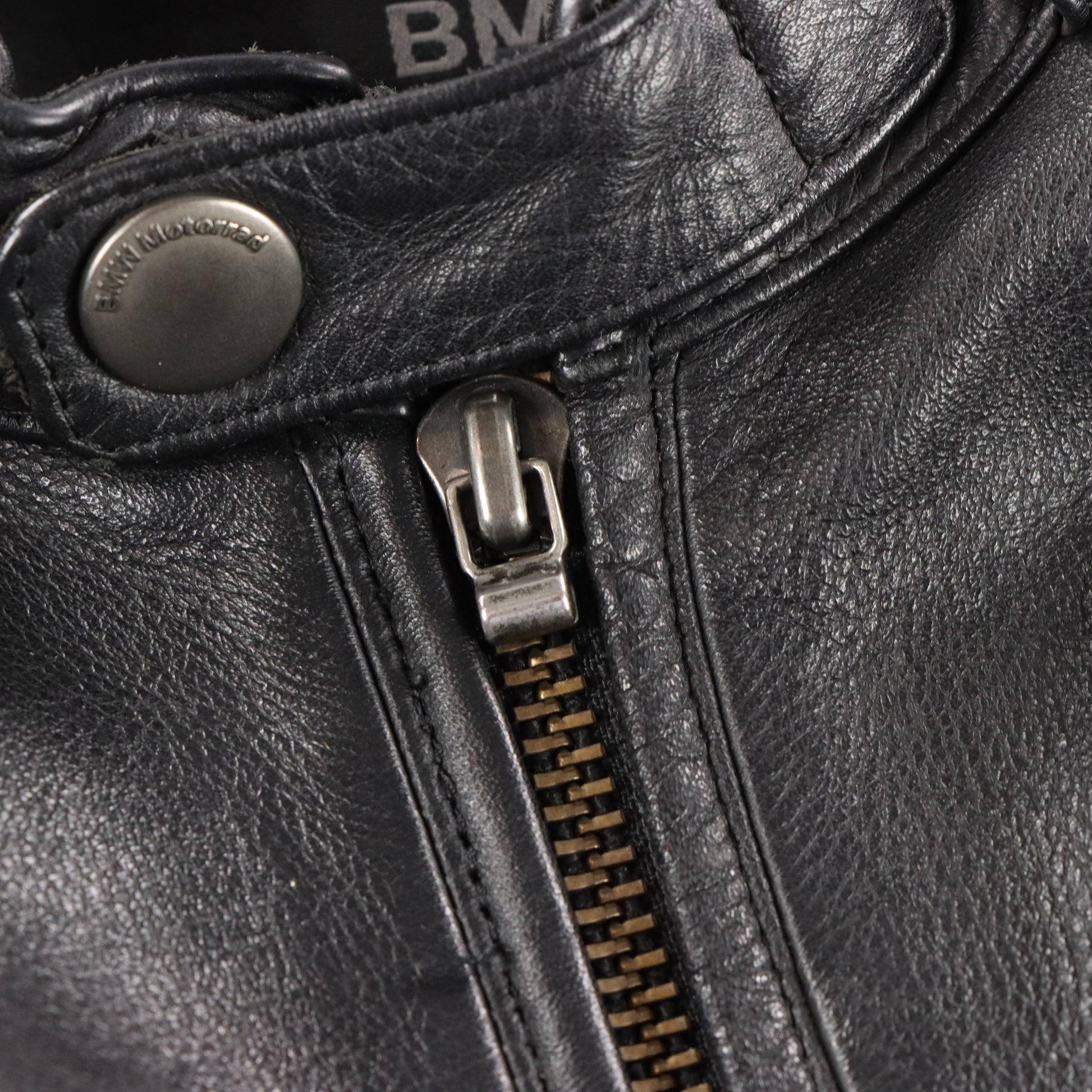 BMW MOTORRAD Logo Patch Leather Motorcycle Jacket (M) ***COCO Vintage Sole Melbourne