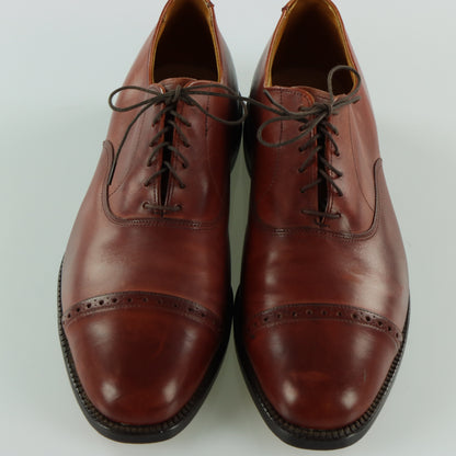 ALLEN EDMONDS Byron Cap Toe Oxford Brown Leather Dress Shoes (11)