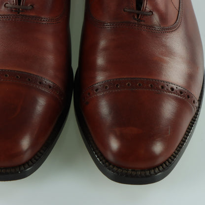 ALLEN EDMONDS Byron Cap Toe Oxford Brown Leather Dress Shoes (11)