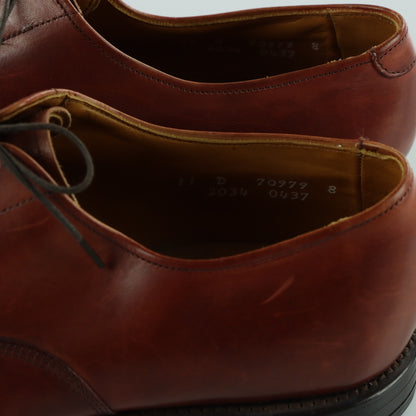 ALLEN EDMONDS Byron Cap Toe Oxford Brown Leather Dress Shoes (11)