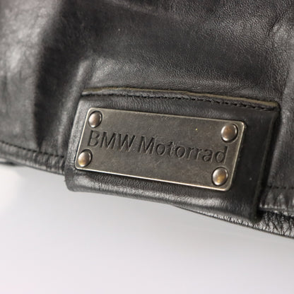 BMW MOTORRAD Logo Patch Leather Motorcycle Jacket (M) ***COCO Vintage Sole Melbourne