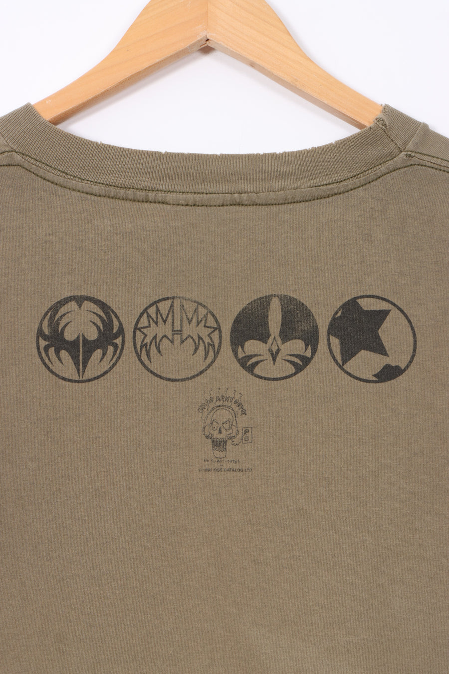 KISS Army 1995 Big Logo Front Back Single Stitch T-Shirt (XL)