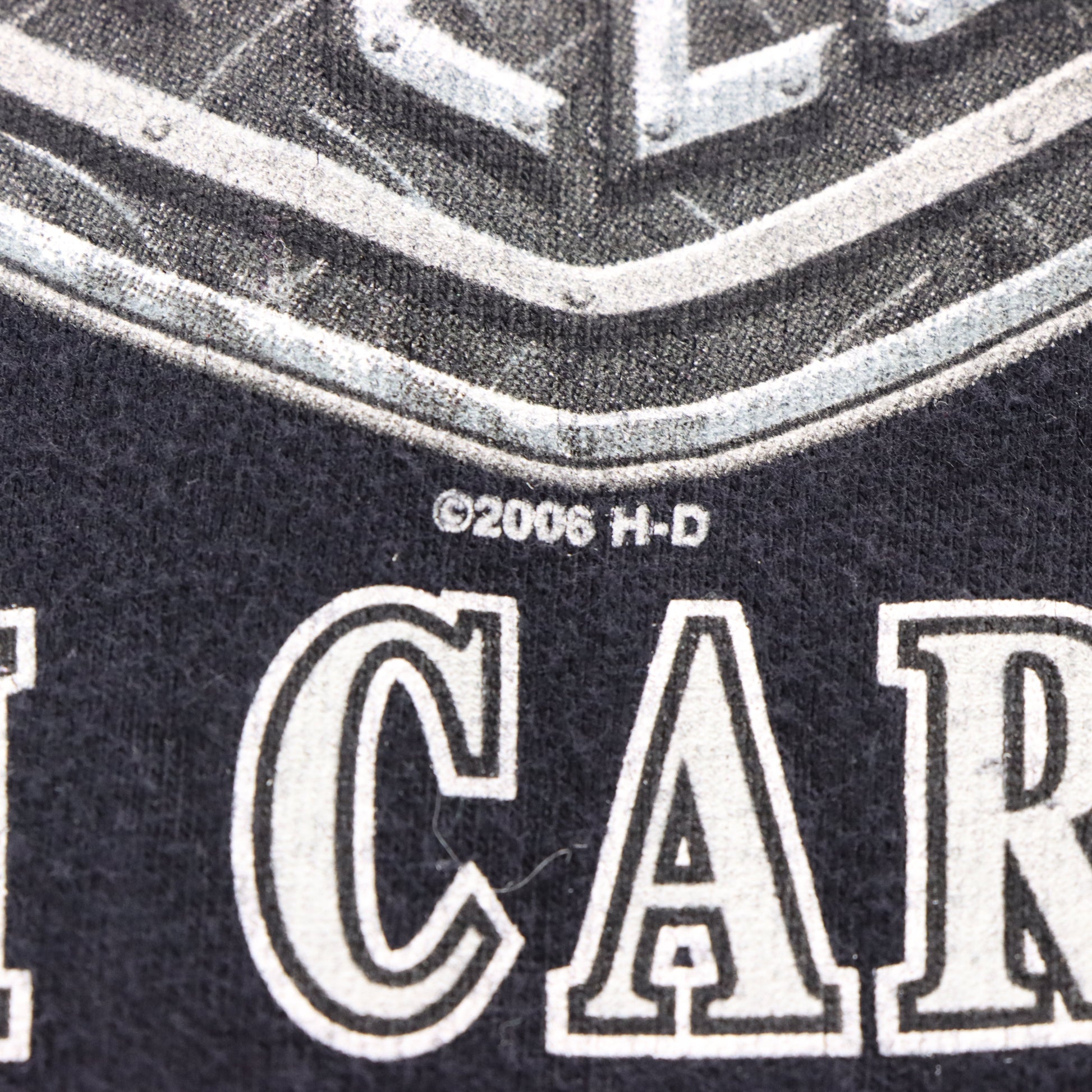 Vintage HARLEY DAVIDSON North Carolina USA Made Black Y2K Tee (L TALL) ***COCO Vintage Sole Melbourne