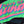 NASCAR "Days of Thunder" Fluro Print Single Stitch T-Shirt USA Made (L-XL)