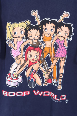 1998 CHANGES Spice Girls Betty Boop Rare Vintage T-Shirt (XL)