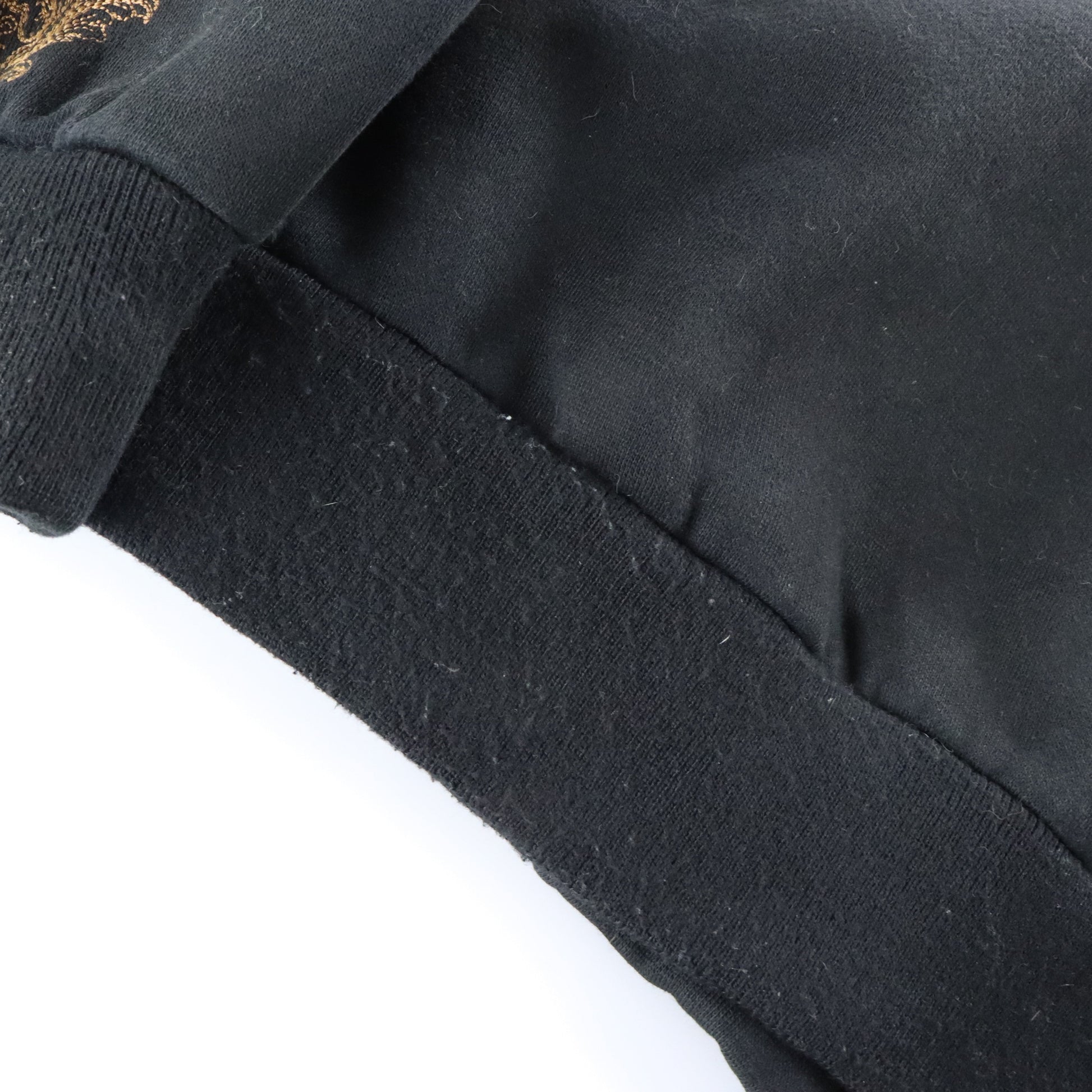 Vintage KANJI JEANS Embroidered Faux Suede & Medallion Detail Full Zip Hoodie Sweatshirt (L) ***COCO Vintage Sole Melbourne