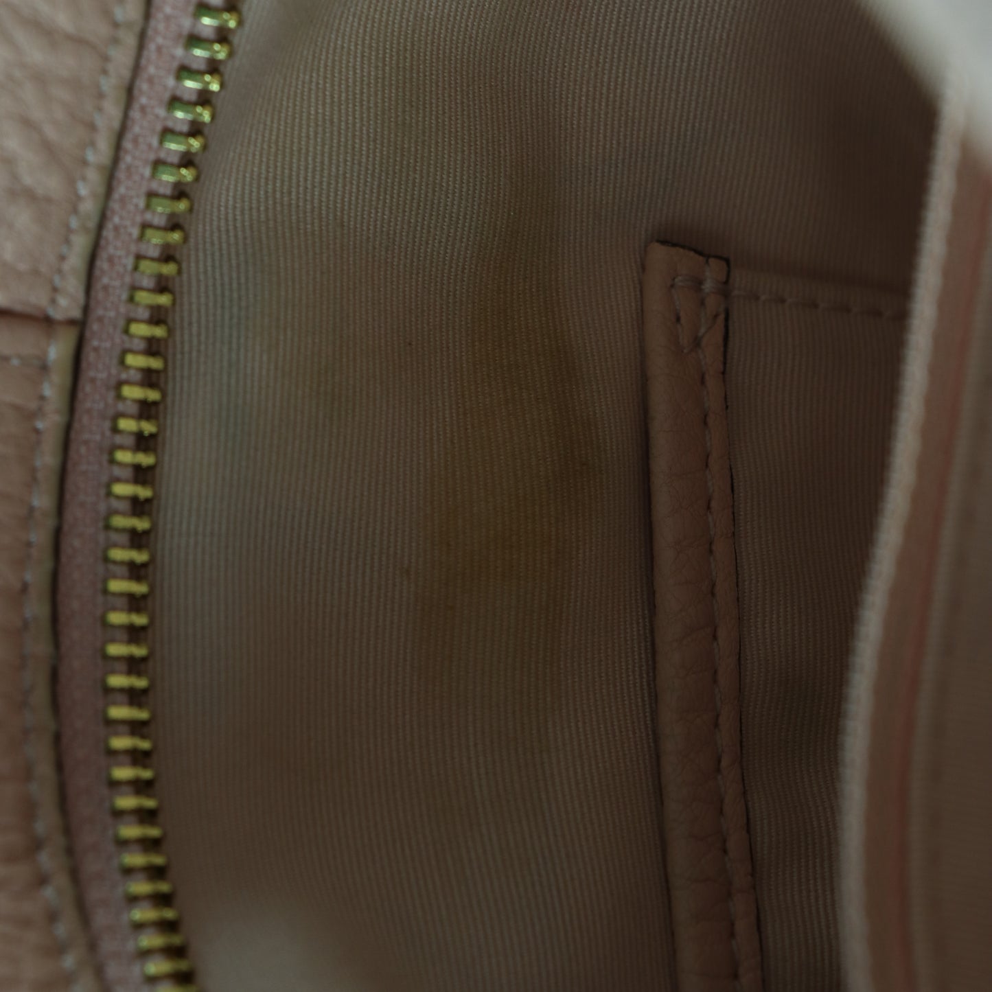 COACH 'Isabelle East/West' Pink Pebble Leather Handbag