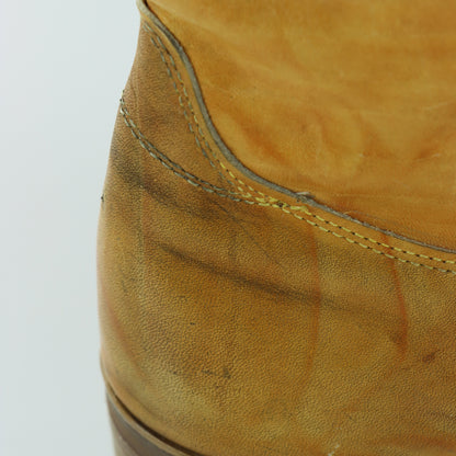 BILTRITE 'Frye Style' Yellow Square Toe Campus Boots (12)