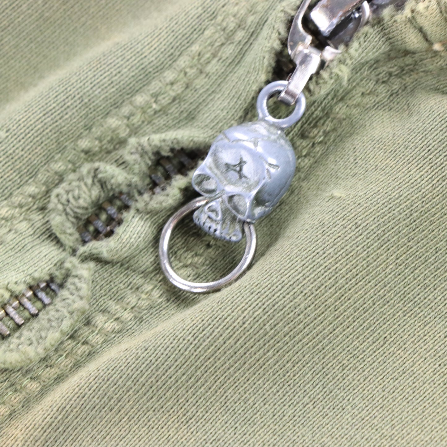 Vintage AFFLICTION Y2K Green Distressed Hoodie Sweatshirt *Aubs Vintage Sole Melbourne