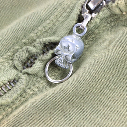 Vintage AFFLICTION Y2K Green Distressed Hoodie Sweatshirt *Aubs Vintage Sole Melbourne