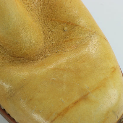 BILTRITE 'Frye Style' Yellow Square Toe Campus Boots (12)