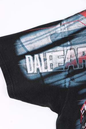 NASCAR Dale Earnhardt Jr 2004 "Game Face" All Over T-Shirt (L)