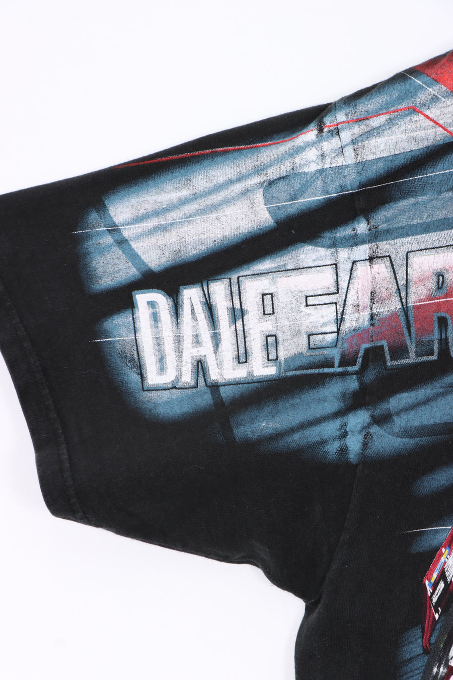NASCAR Dale Earnhardt Jr 2004 "Game Face" All Over T-Shirt (L)