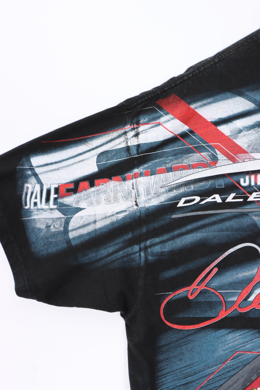 NASCAR Dale Earnhardt Jr 2004 "Game Face" All Over T-Shirt (L)