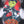 Tie Dye 'Alien Made' Graphic Print T-Shirt (L)