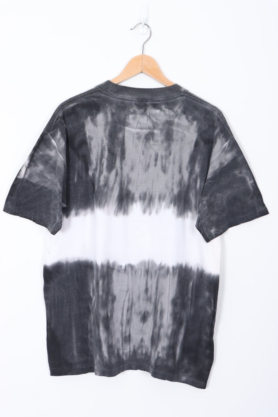 Tie Dye 'Alien Made' Graphic Print T-Shirt (L)