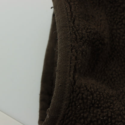 THE NORTH FACE Embroidered Logo Brown Fleece Sweatshirt (L-XL)