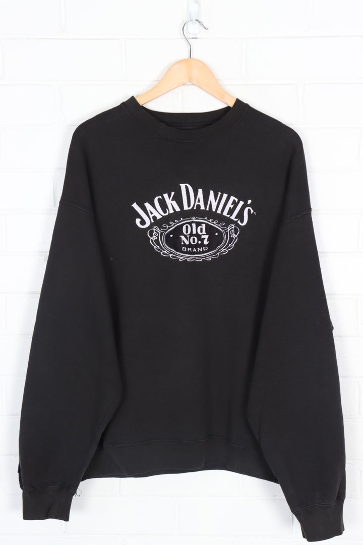 JANSPORT Jack Daniels Embroidered Whiskey Felt Sweatshirt (XXL)