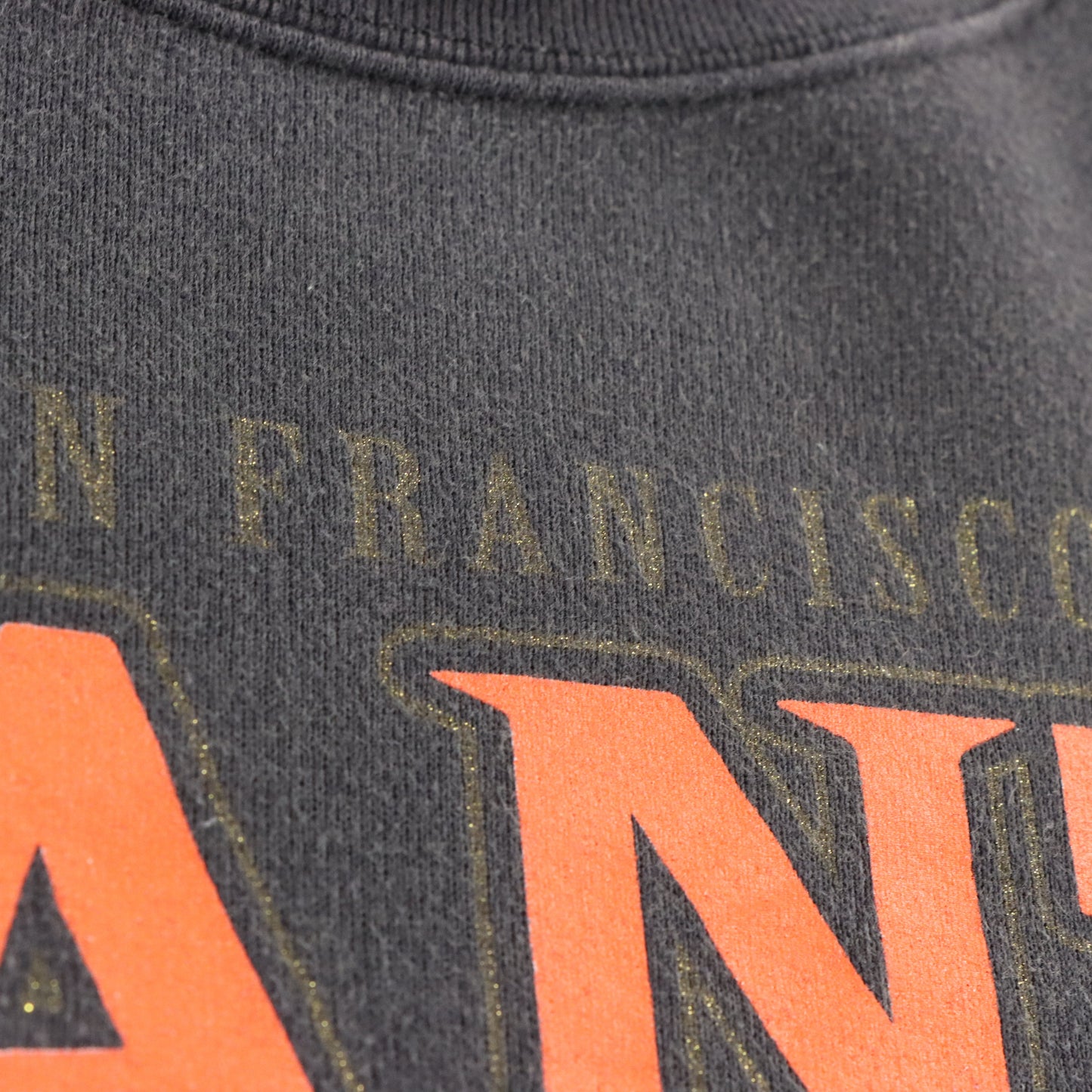 Vintage MLB San Francisco Giants LEE SPORT Glitter Graphic Baseball Sweatshirt (XL) ***COCO Vintage Sole Melbourne