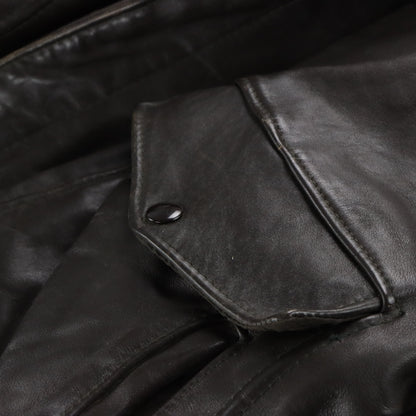 Vintage SCHOTT I.S.674.M.S Brown Leather Flight Jacket *Aubs Vintage Sole Melbourne