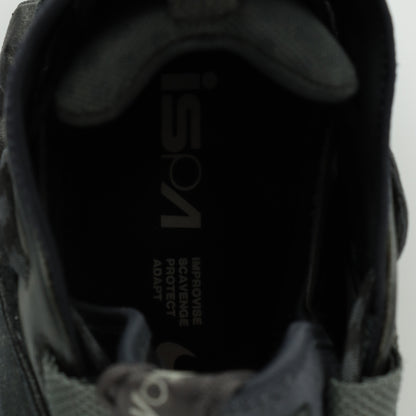 NIKE ISPA OverReact Black Swoosh Sandal Shoes (12) *Aubany