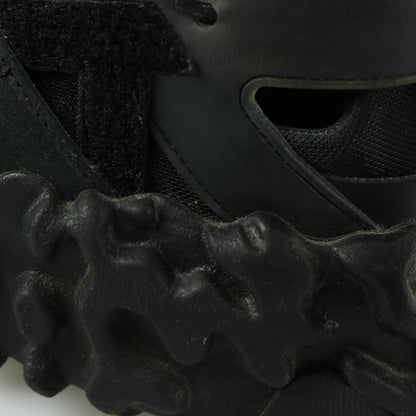 NIKE ISPA OverReact Black Swoosh Sandal Shoes (12) *Aubany