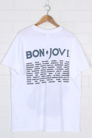 VINTAGE 1988 BON JOVI USA Made Band Merch (XL)