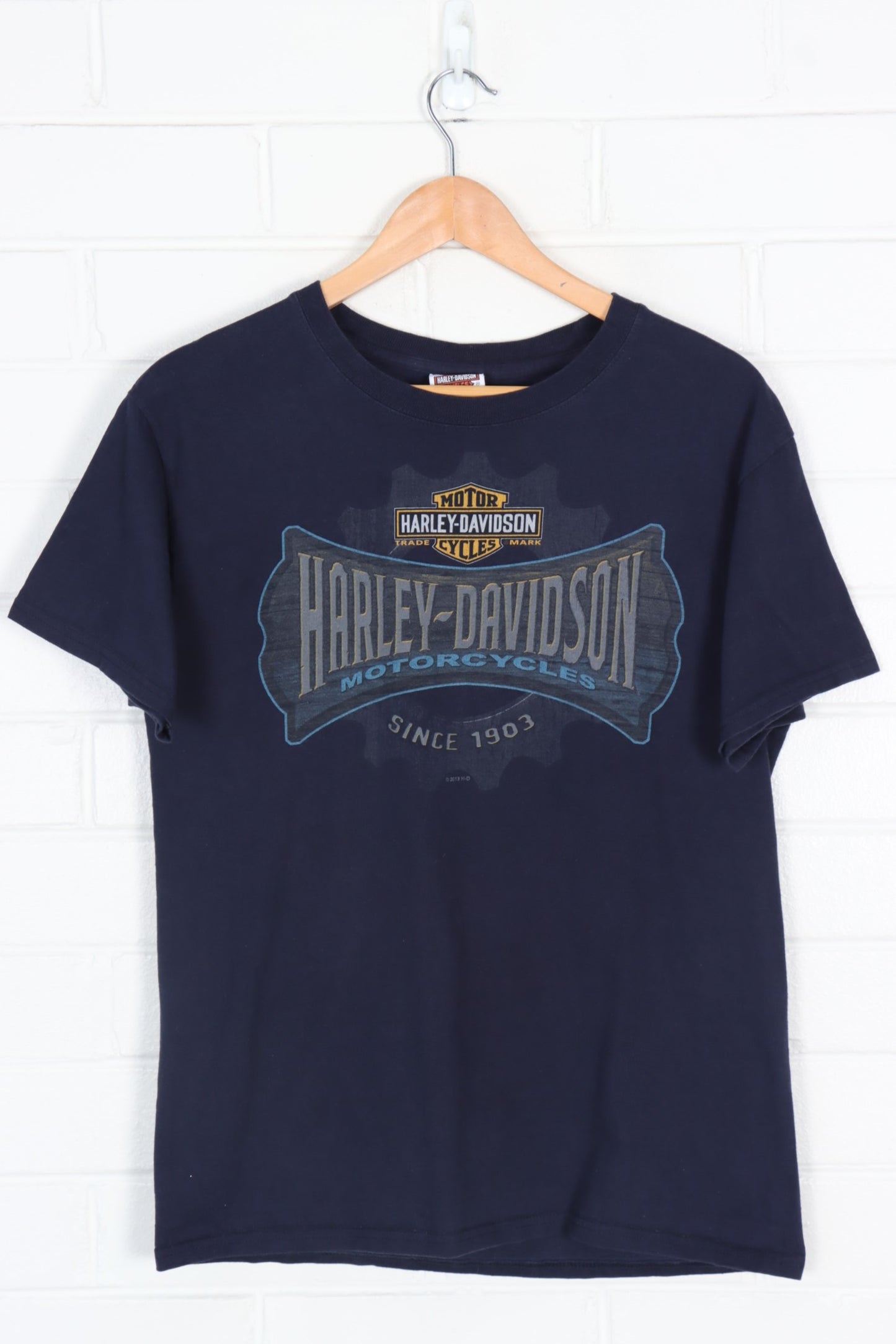 HARLEY DAVIDSON Navy Natchez Trace Music Tee (S)