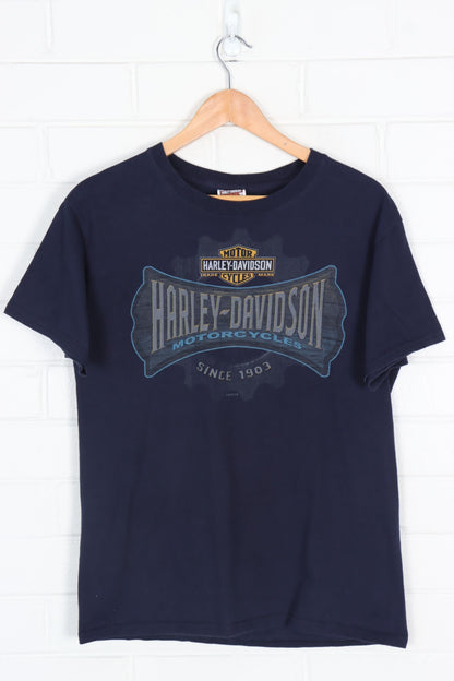 HARLEY DAVIDSON Navy Natchez Trace Music Tee (S)