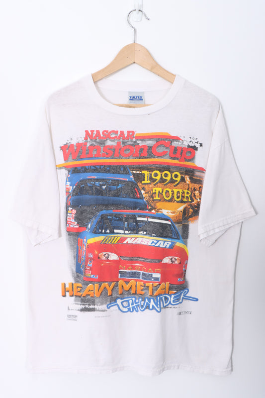 NASCAR 1999 Winston Cup 'Heavy Metal Thunder' Tour T-Shirt (XL)