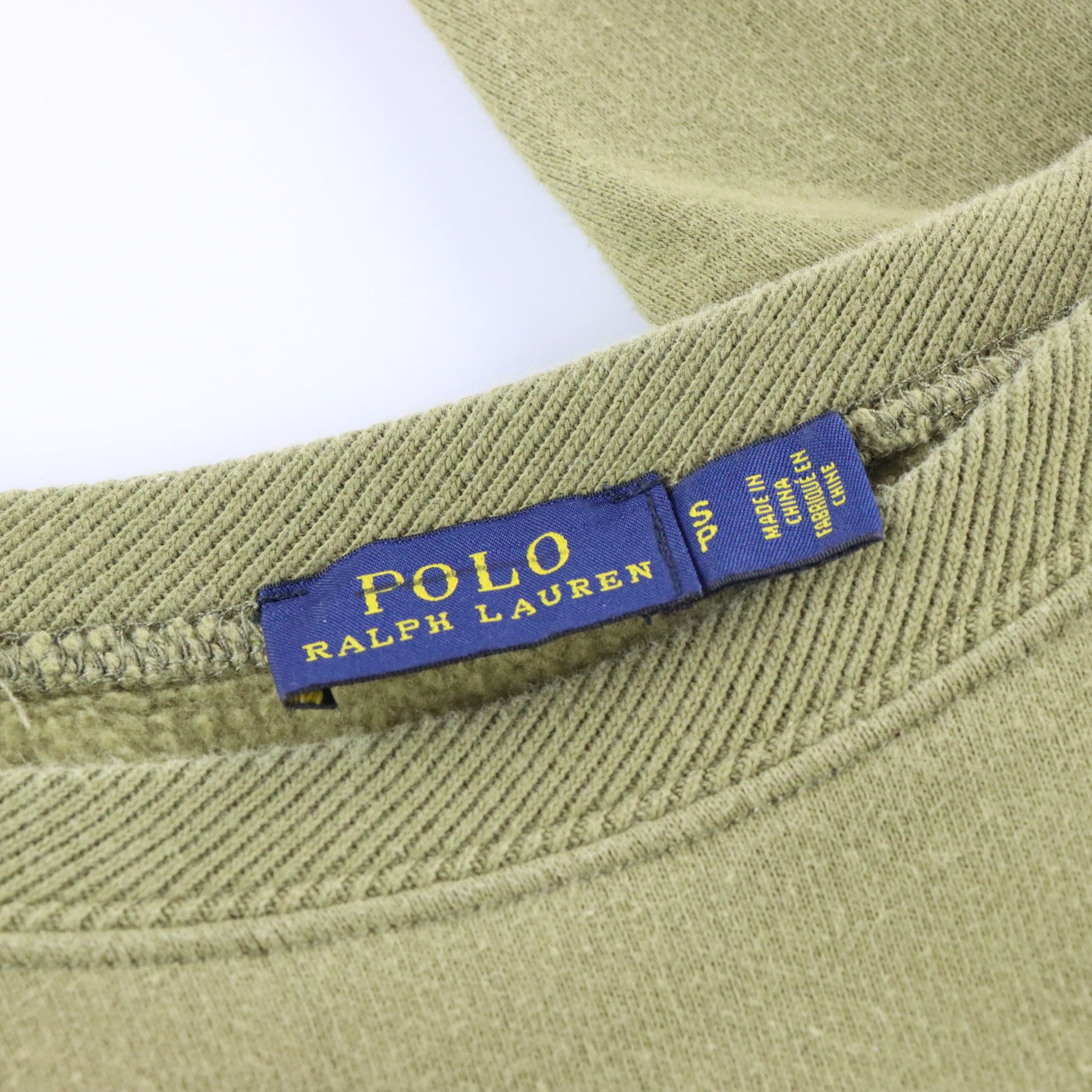 Vintage POLO RALPH LAUREN American Flag Green Sweatshirt *Aubs Vintage Sole Melbourne