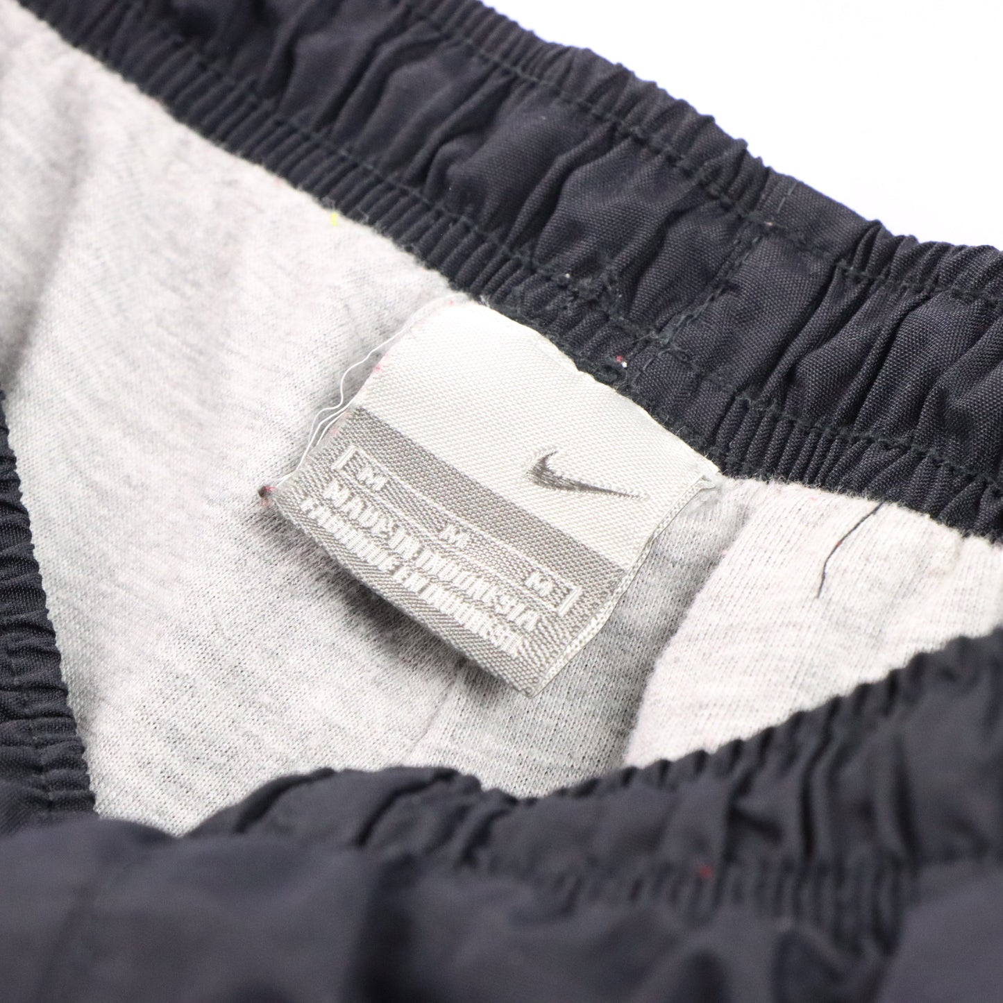 Vintage NIKE Embroidered Logo Grey & Black Track Pants *Aubs Vintage Sole Melbourne