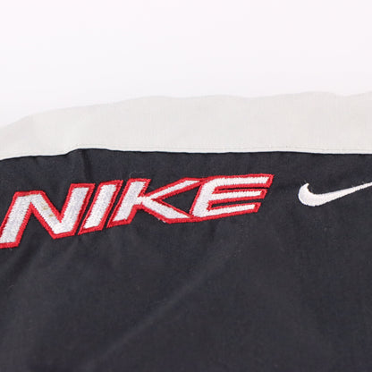 Vintage NIKE Embroidered Logo Grey & Black Track Pants *Aubs Vintage Sole Melbourne