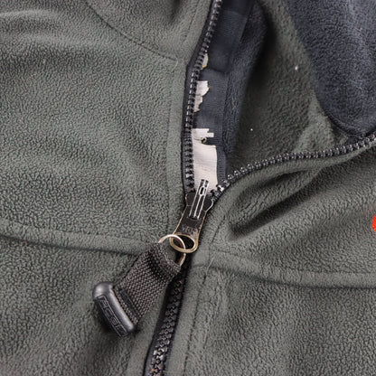Vintage NIKE ACG Dark Grey & Orange Embroidered Swoosh Logo Full Zip Fleece Jacket (M) ***COCO Vintage Sole Melbourne