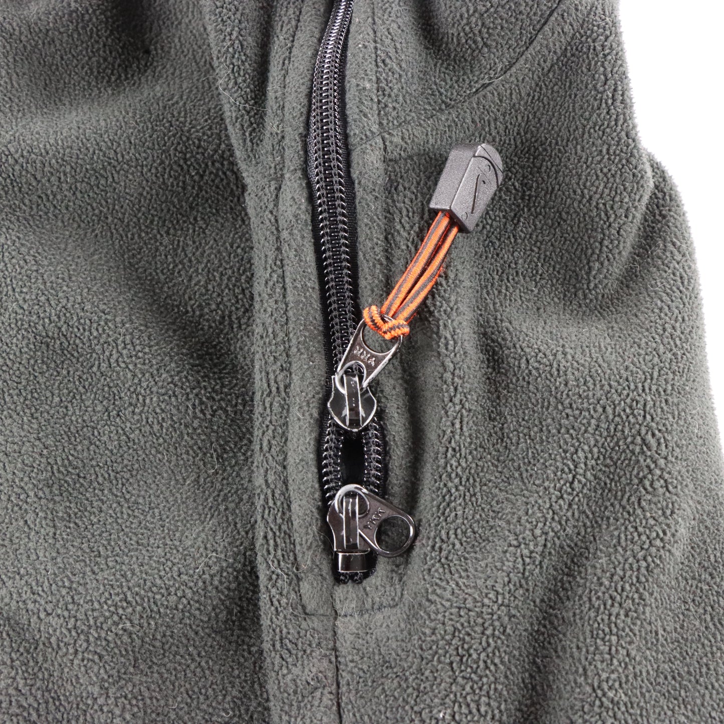 Vintage NIKE ACG Dark Grey & Orange Embroidered Swoosh Logo Full Zip Fleece Jacket (M) ***COCO Vintage Sole Melbourne