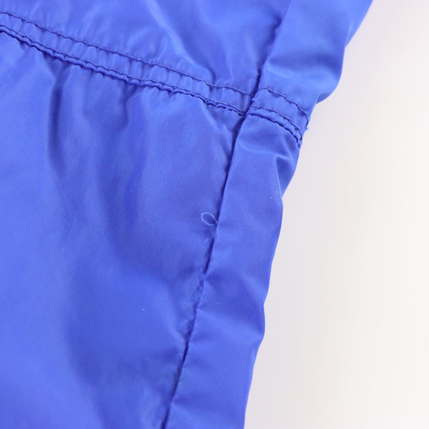Vintage NIKE Blue & White Embroidered Logo Ankle Zip Mesh Lined Track Pants (M) ***COCO Vintage Sole Melbourne