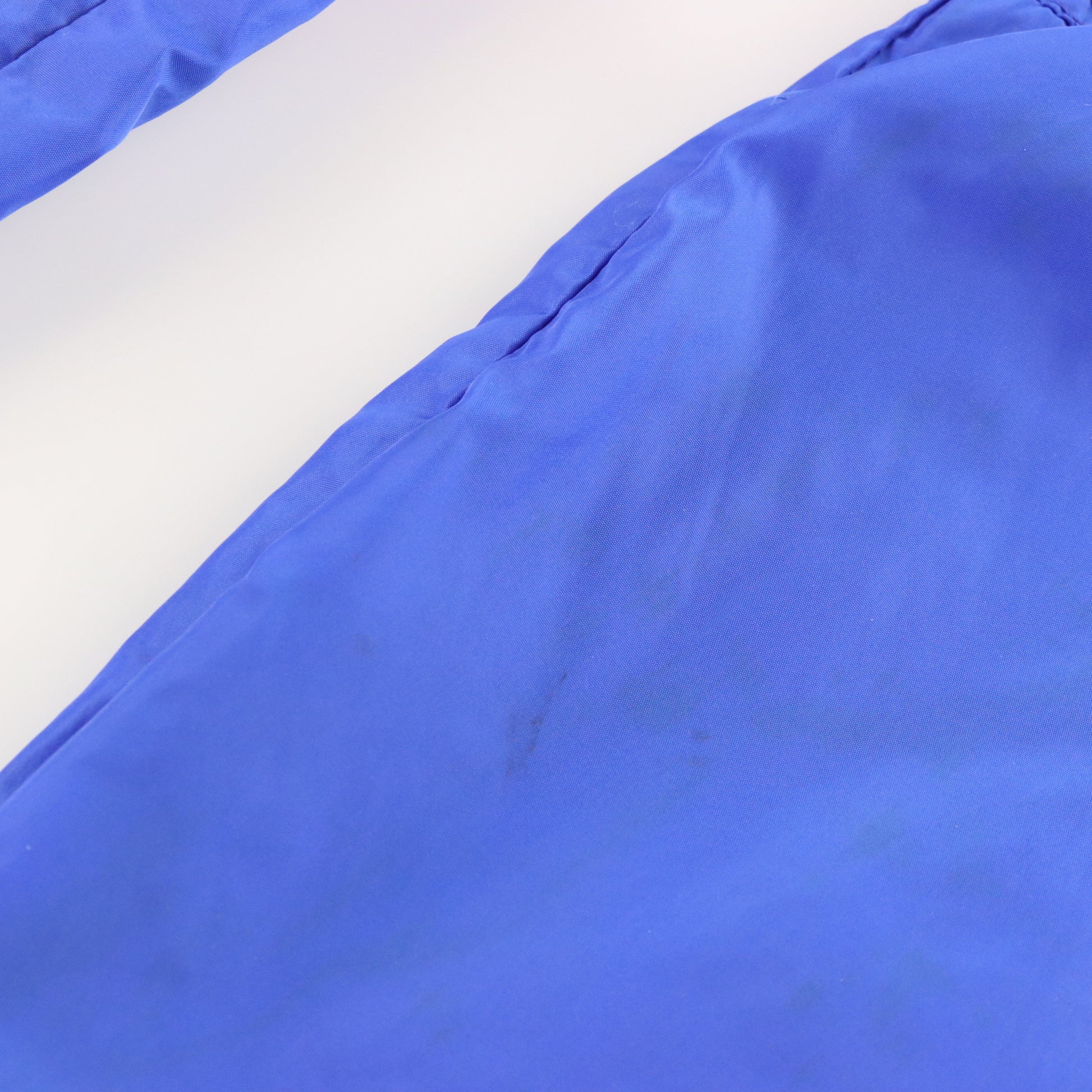 Vintage NIKE Blue & White Embroidered Logo Ankle Zip Mesh Lined Track Pants (M) ***COCO Vintage Sole Melbourne
