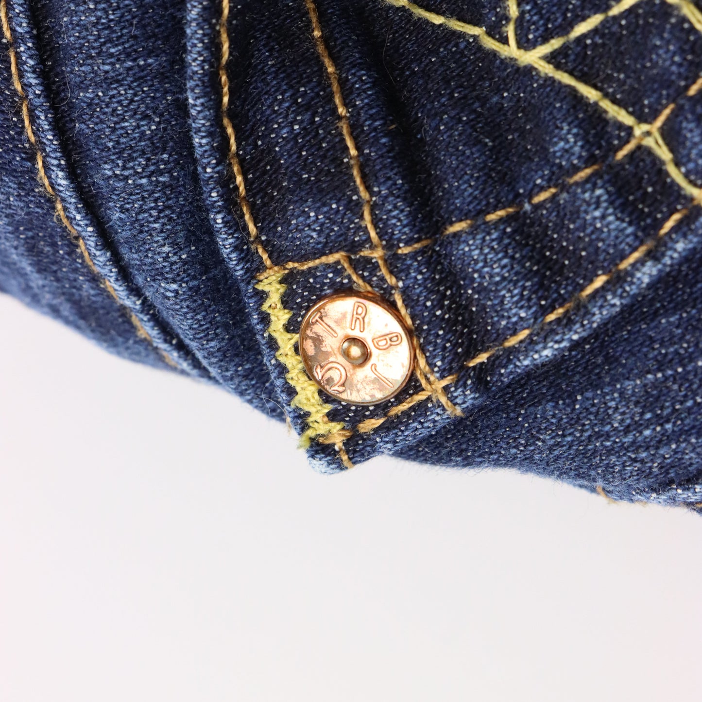 Vintage TRUE RELIGION Dark Wash Blue Denim USA Made Y2K Low Rise Jeans (30) ***COCO Vintage Sole Melbourne