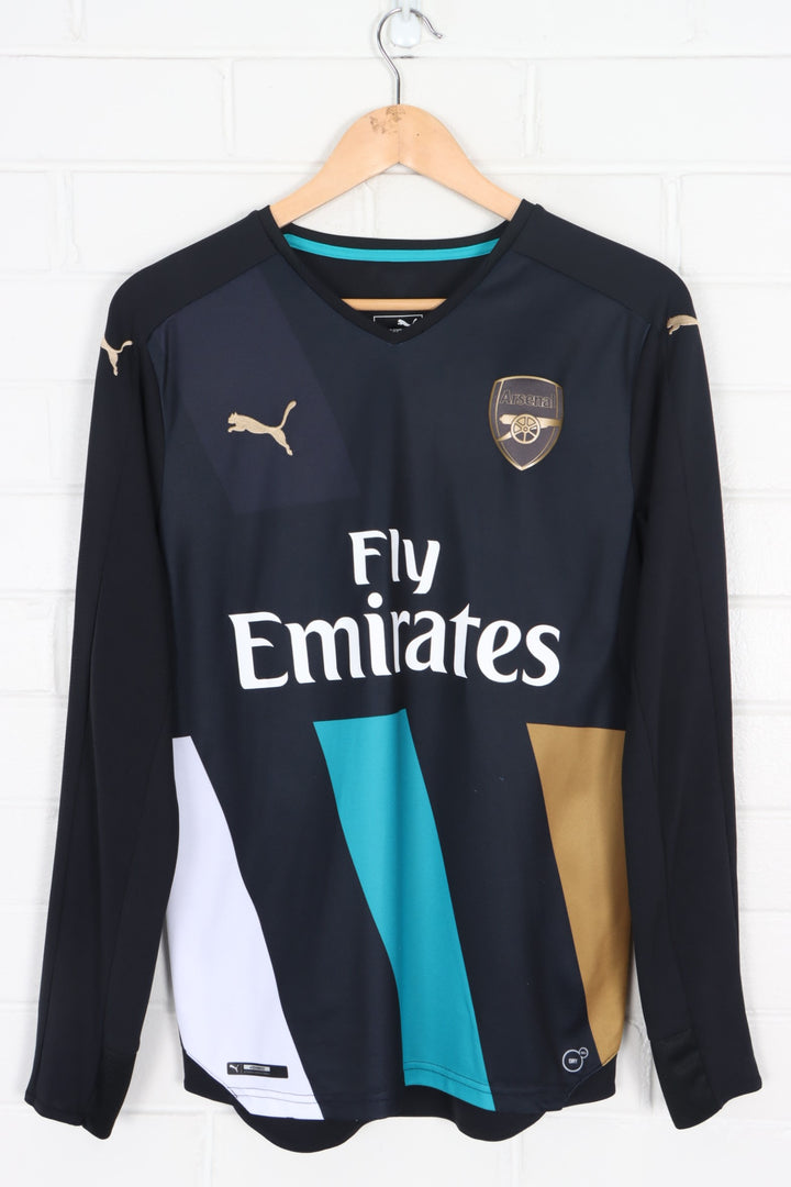 Arsenal 2015/2016 PUMA Long Sleeve Third Soccer Jersey (S)