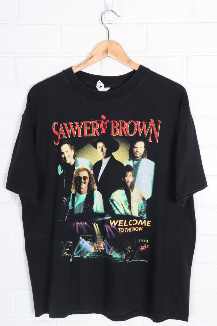 Sawyer Brown 'Welcome to the Show' USA Made Band Merch Tee (L-XL)