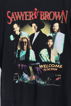 Sawyer Brown 'Welcome to the Show' USA Made Band Merch Tee (L-XL)
