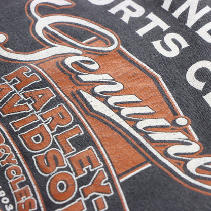 Vintage HARLEY DAVIDSON "Passion Freedom Tradition" Cement City Michigan Faded Tee (L) ***COCO Vintage Sole Melbourne