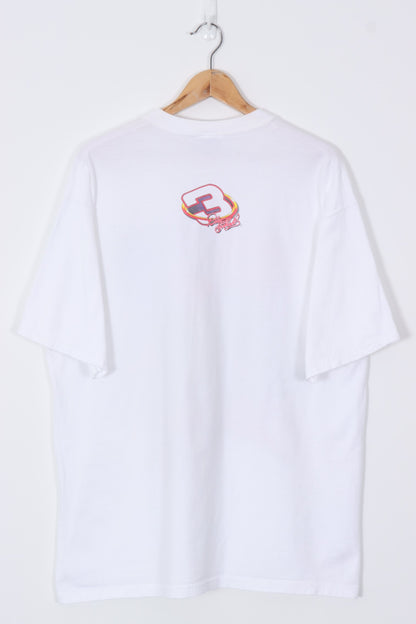 1997 Vintage NASCAR Colourful Dale Earnhardt Car Racing Tee (XL)